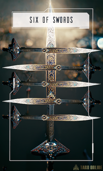 6 kardų Taro kortos